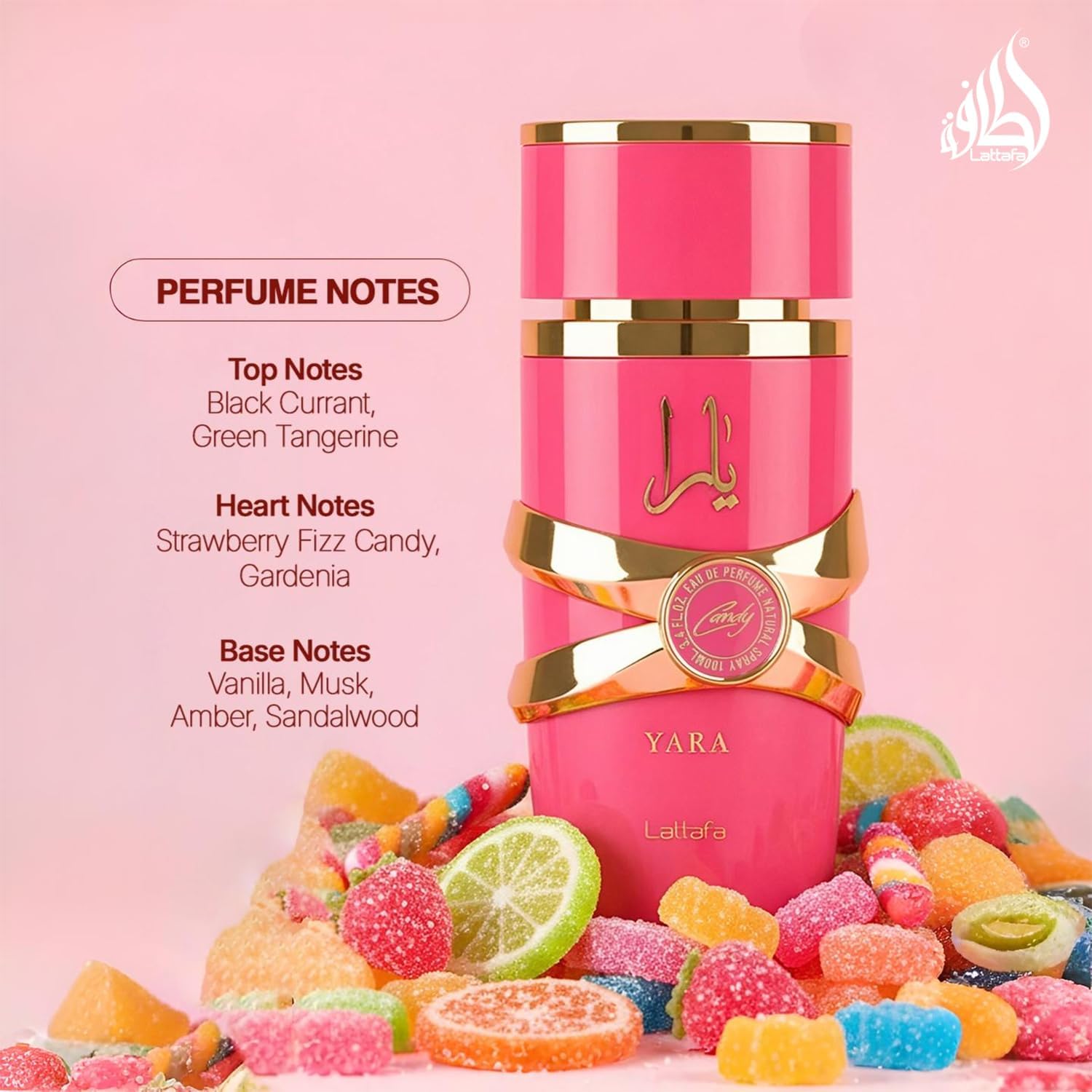 Lattafa Yara Candy EDP Mujer 100 ml