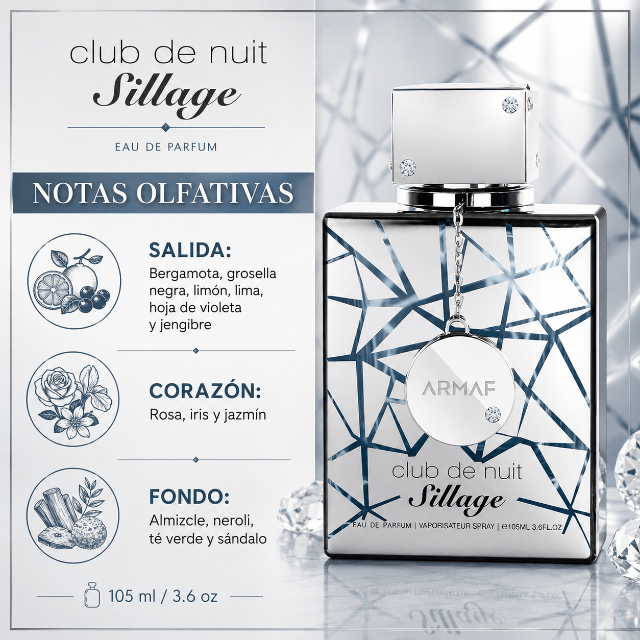 Armaf Club De Nuit Sillage EDP Unisex 105 ml