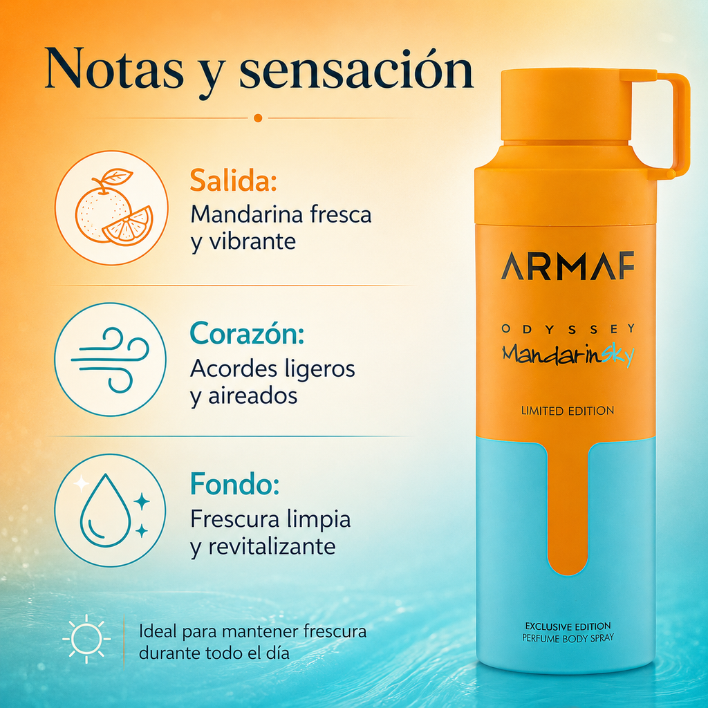 Armaf Odyssey Mandarin Sky Body Spray 200 ml