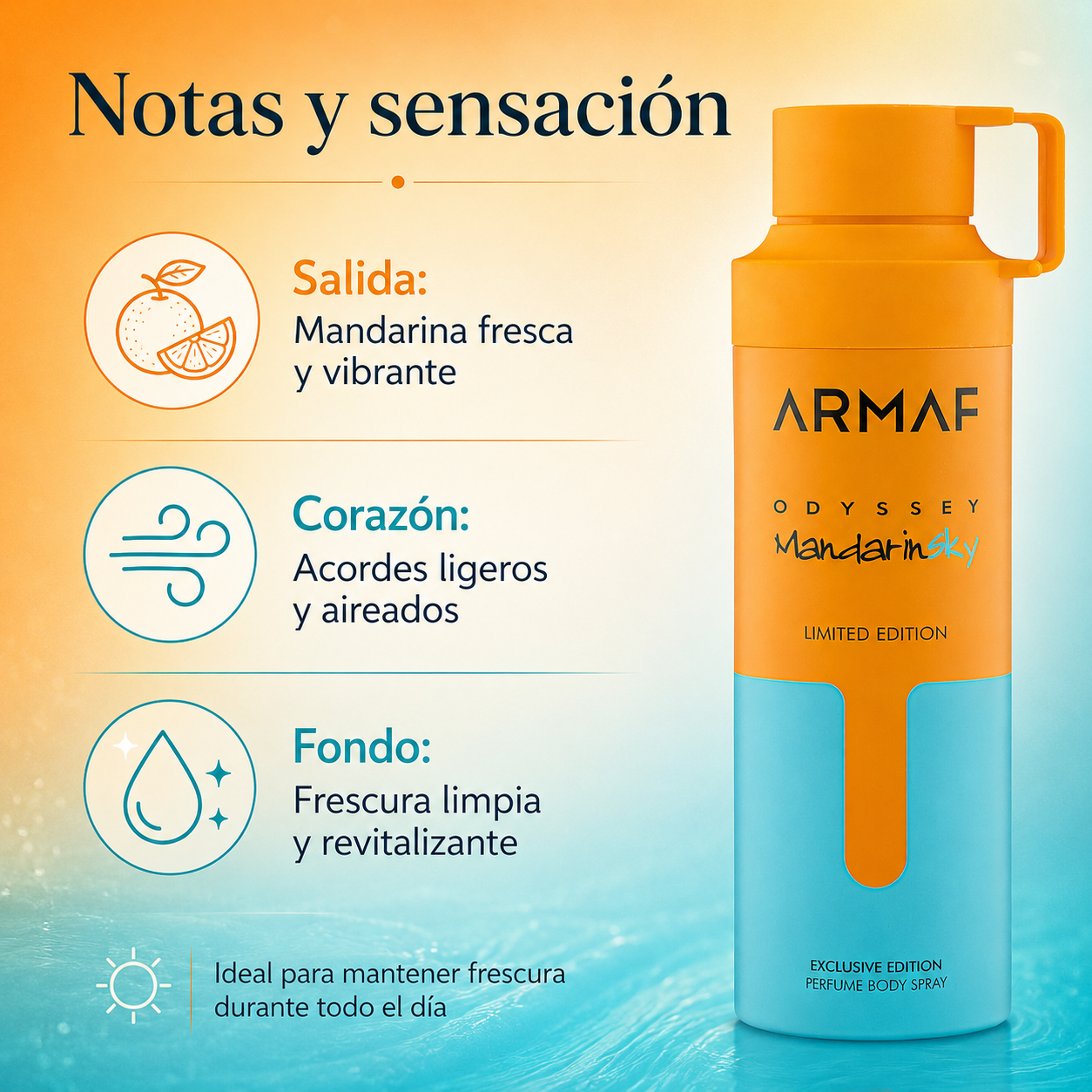 Armaf Odyssey Mandarin Sky Body Spray 200 ml