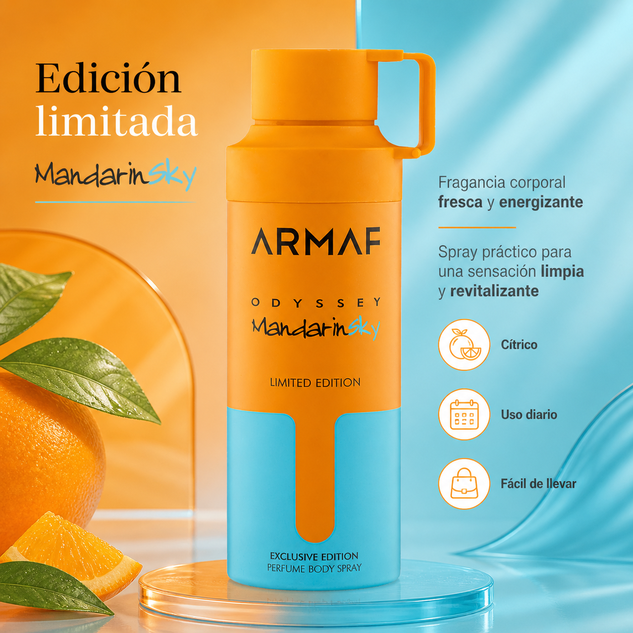 Armaf Odyssey Mandarin Sky Body Spray 200 ml
