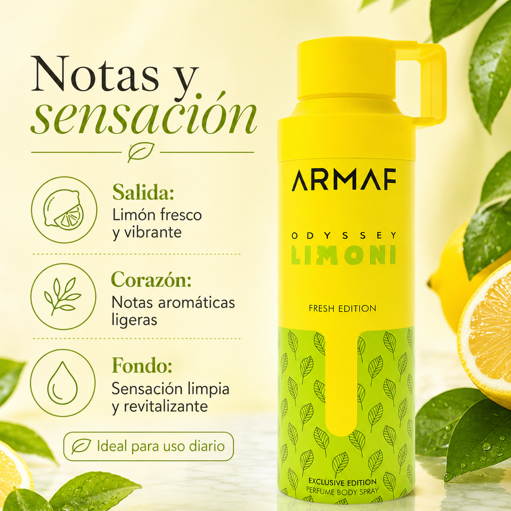 Armaf Odyssey Limoni Fresh Body Spray 200 ml