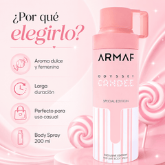 Armaf Odyssey Candee Body Spray Mujer 200 ml
