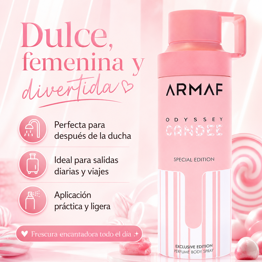 Armaf Odyssey Candee Body Spray Mujer 200 ml