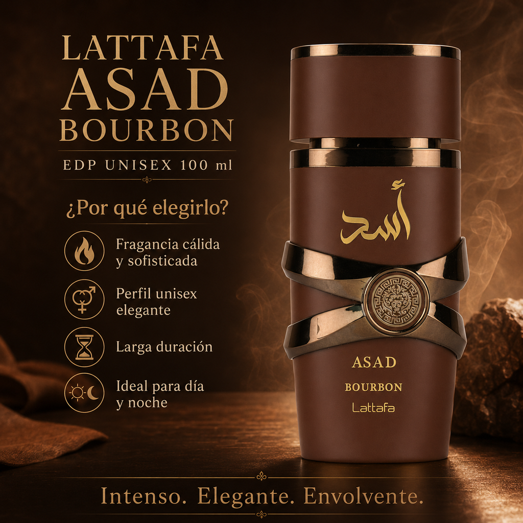 Lattafa Asad Bourbon EDP Unisex 100 ml