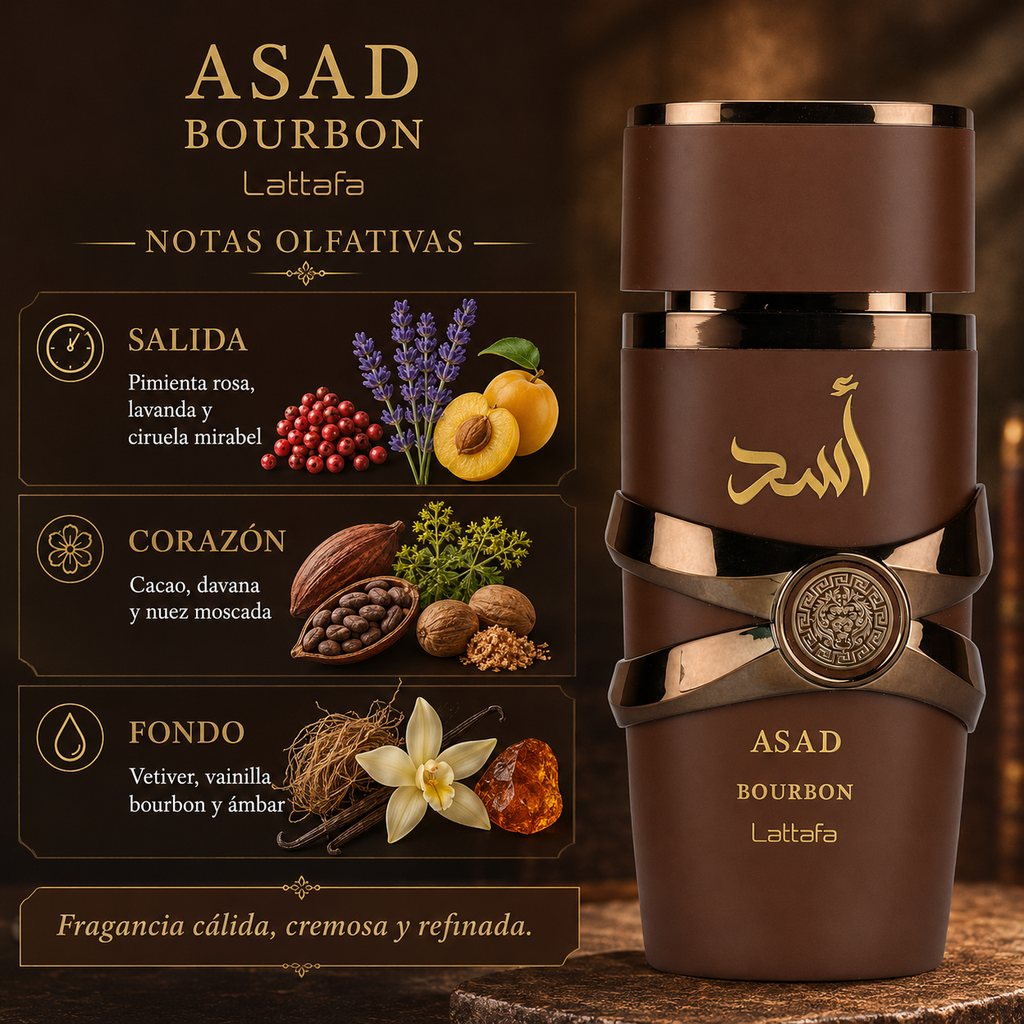 Lattafa Asad Bourbon EDP Unisex 100 ml