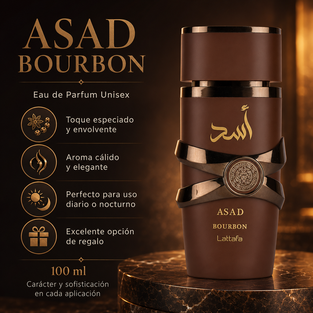 Lattafa Asad Bourbon EDP Unisex 100 ml